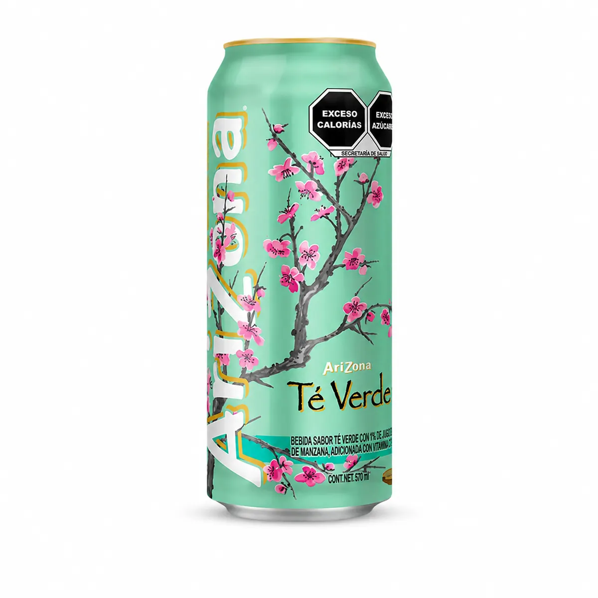 Lata de té Arizona disponible para acompañar el pedido
