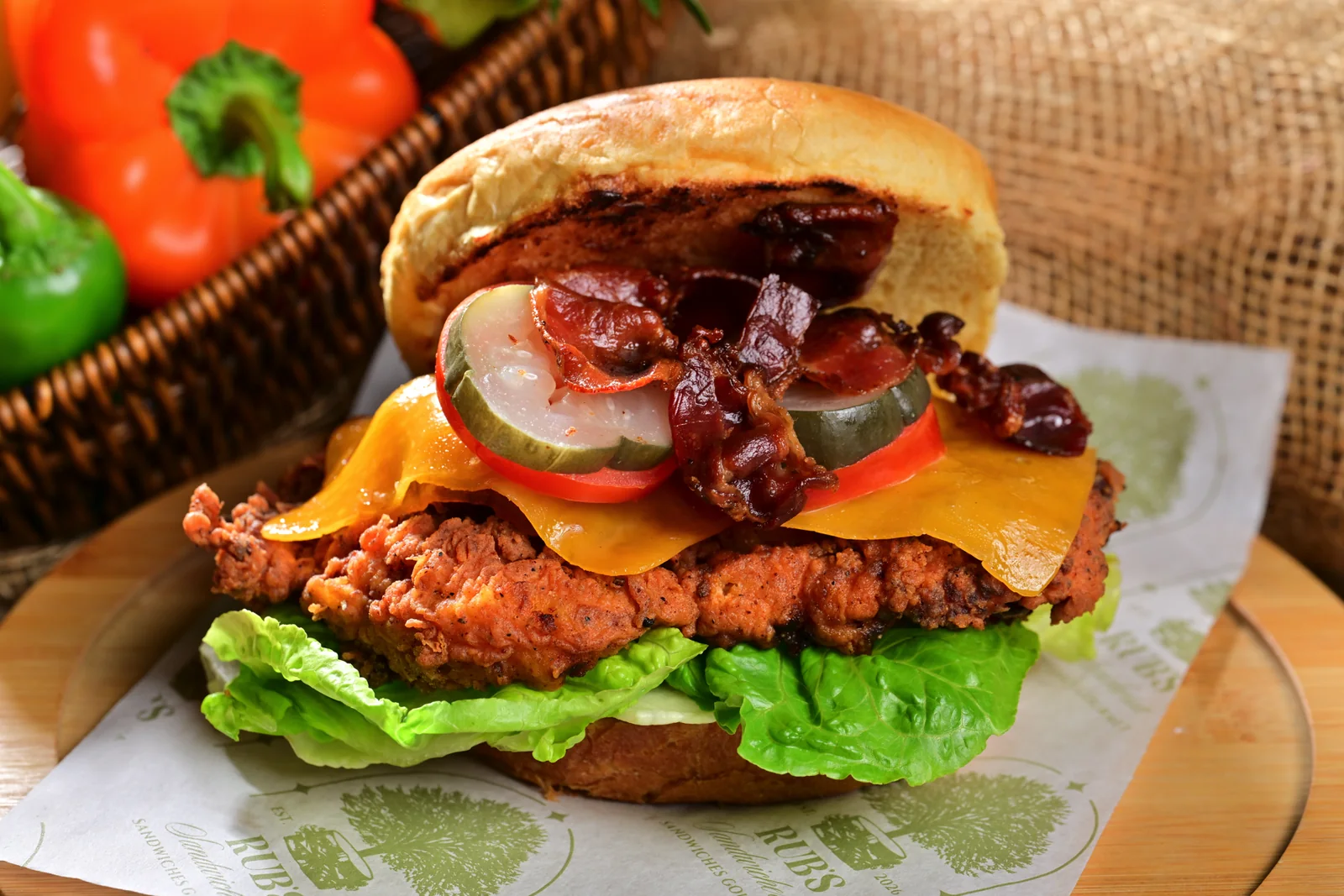 Crispy Pollo preparado por Rub's Sandwichería en Chapalita