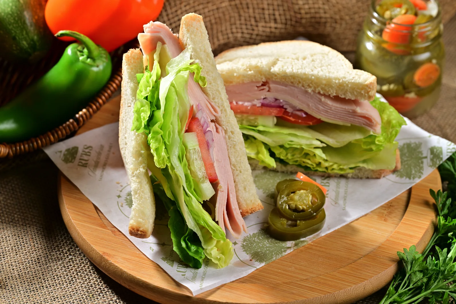 Sándwich de Pavo de Rub's Sandwichería